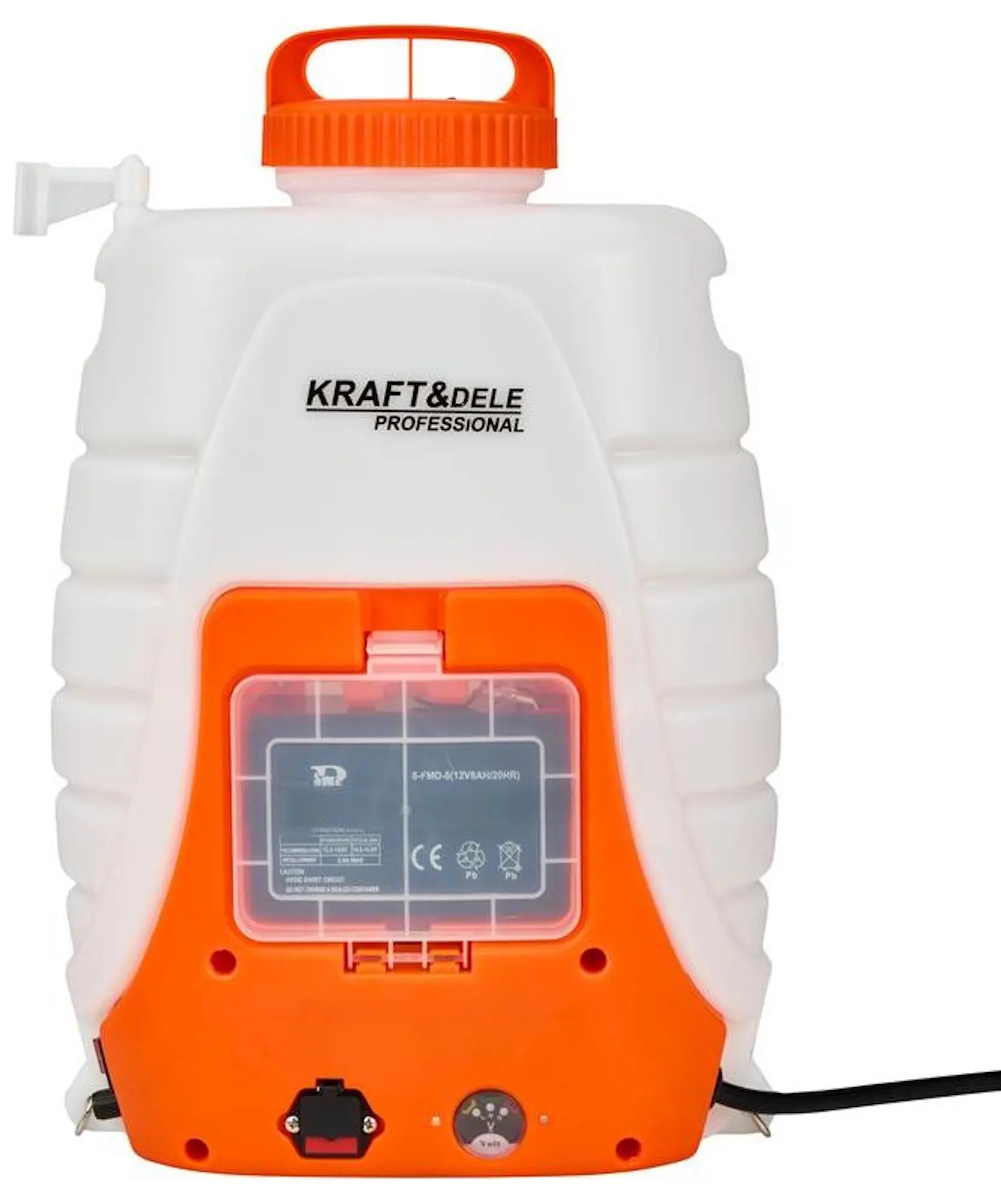 Pulverizator cu acumulator Kraft&Dele KD2031 (White/Orange)