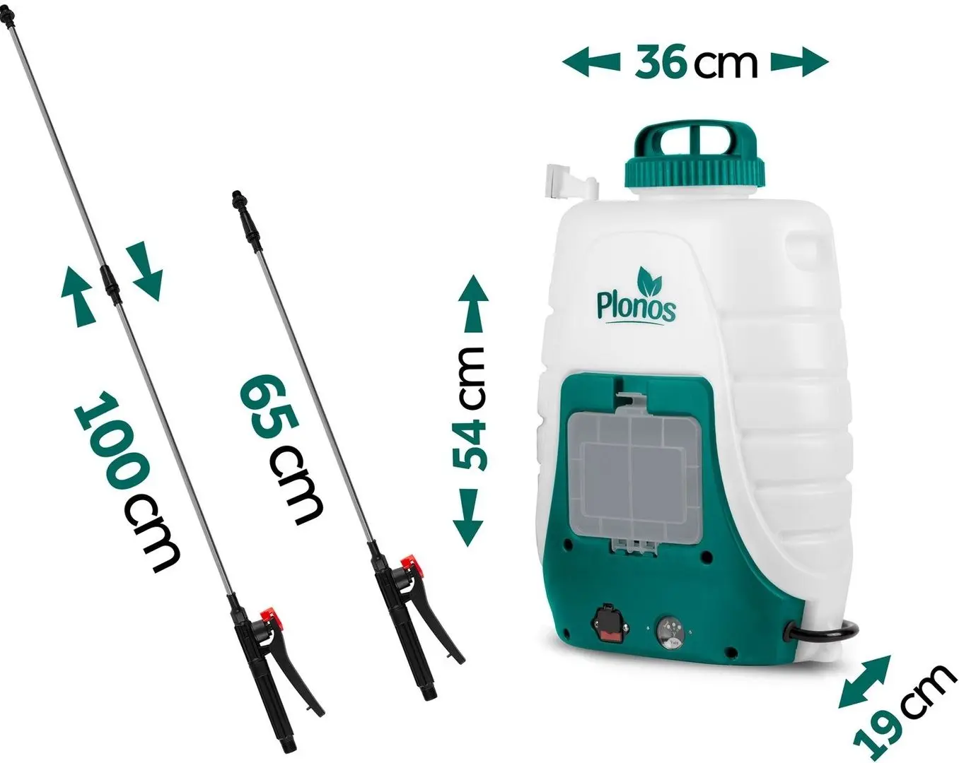 Pulverizator cu acumulator Plonos PL-600 460000 (White/Green)