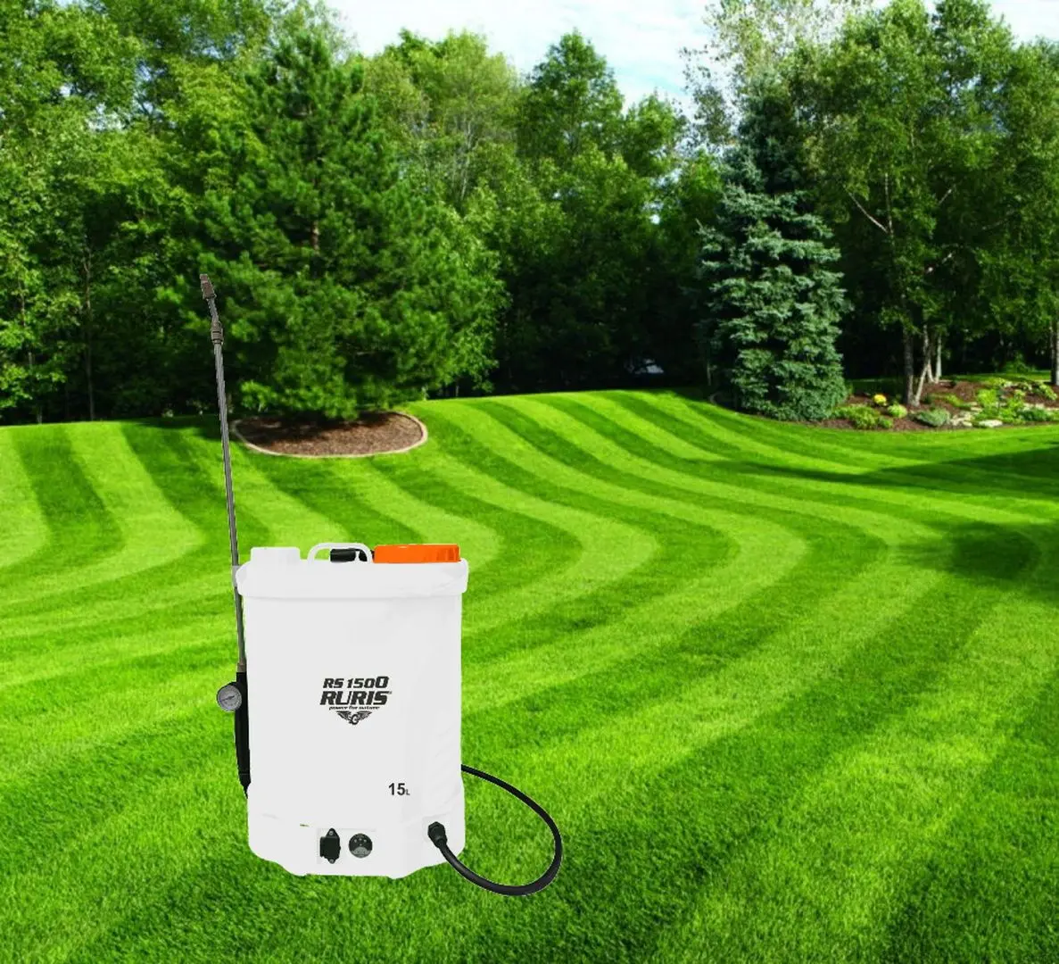 Pulverizator cu acumulator Ruris RS 1500 15L (White)