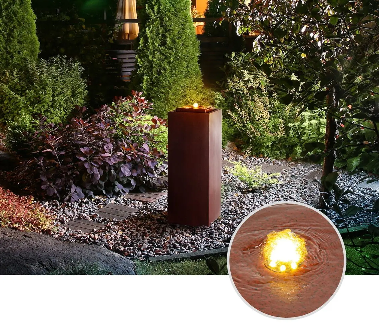 Fantana decorativa Blumfeld Messina 10034807 (Copper) - 2