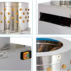 Пepocъeмная мaшина для перепелов Demetra DM-40 (Inox) Thumb