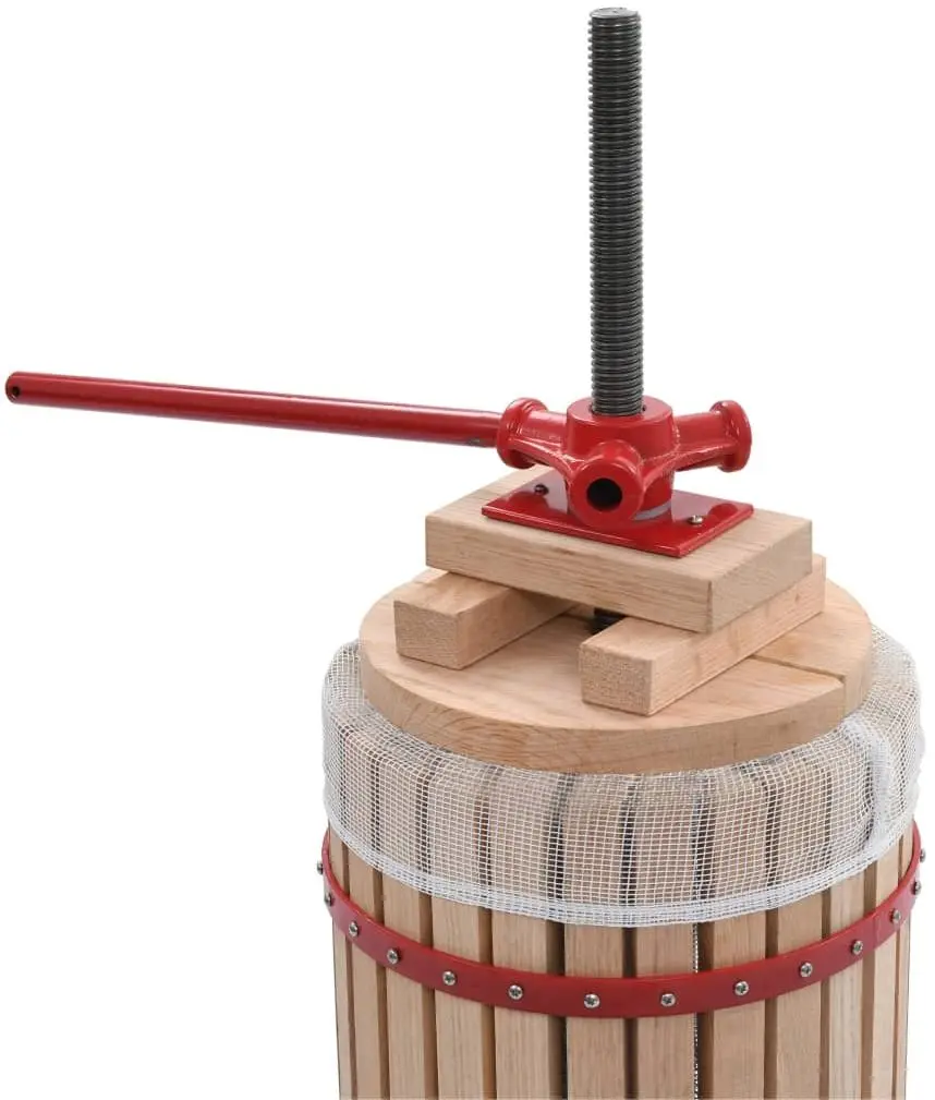Ручной пресс VidaXL 144745 30l (Wood) - 3