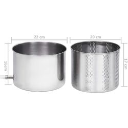 Teasc manual VidaXL 146897 6l (Inox/Red) Thumb