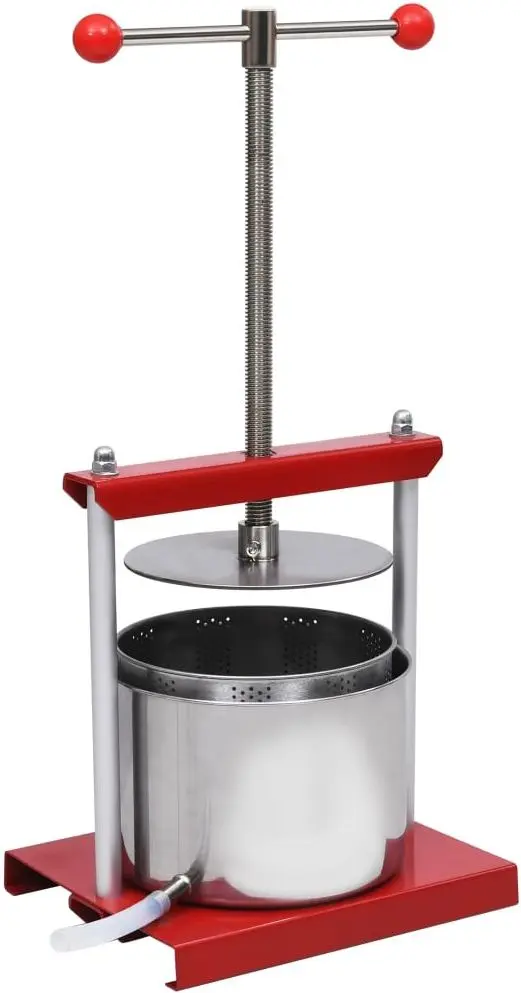 Teasc manual VidaXL 146897 6l (Inox/Red)