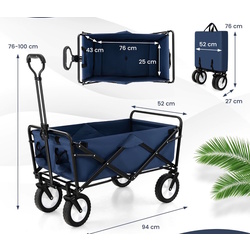 Садовая тележка Costway NP11502BL (Blue) Thumb