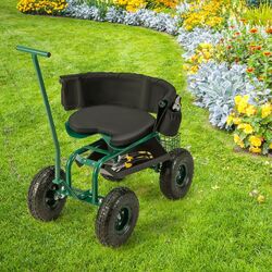 Садовый стул-тележка Costway GT4031GN (Green) Thumb