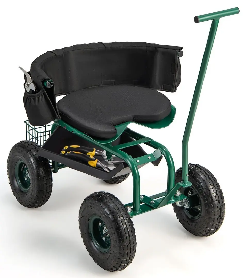 Садовый стул-тележка Costway GT4031GN (Green)