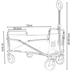 Carucior de gradina Enero Camp 1041360 (Black) Thumb