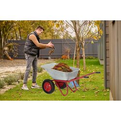 Carucior de gradina GardenLine HAT0671 (Inox/Red) Thumb