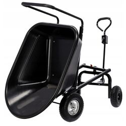 Садовая тележка-самосвал GardenLine REA7385 (Black) Thumb