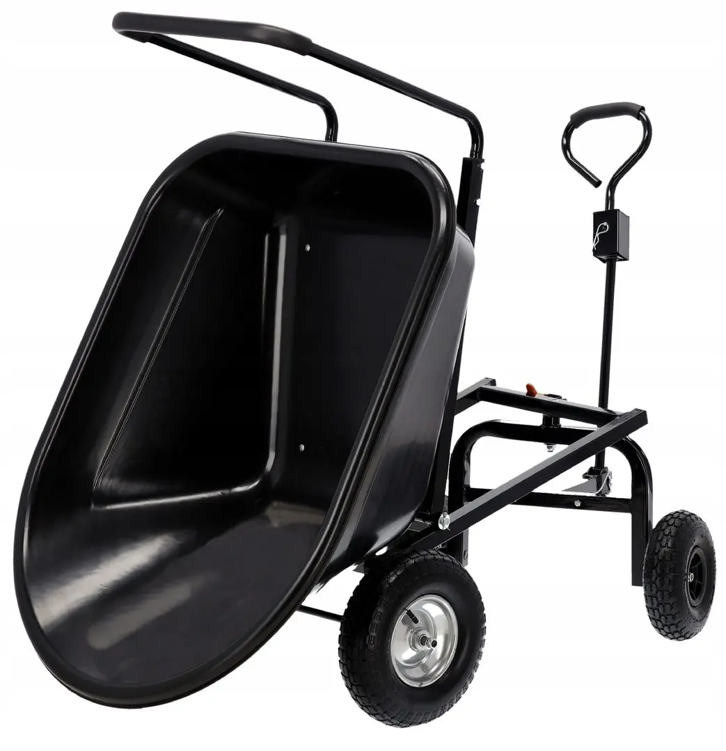 Садовая тележка-самосвал GardenLine REA7385 (Black)