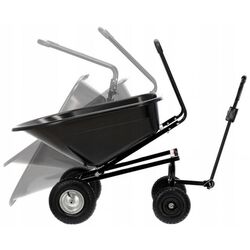 Садовая тележка-самосвал GardenLine REA7385 (Black) Thumb
