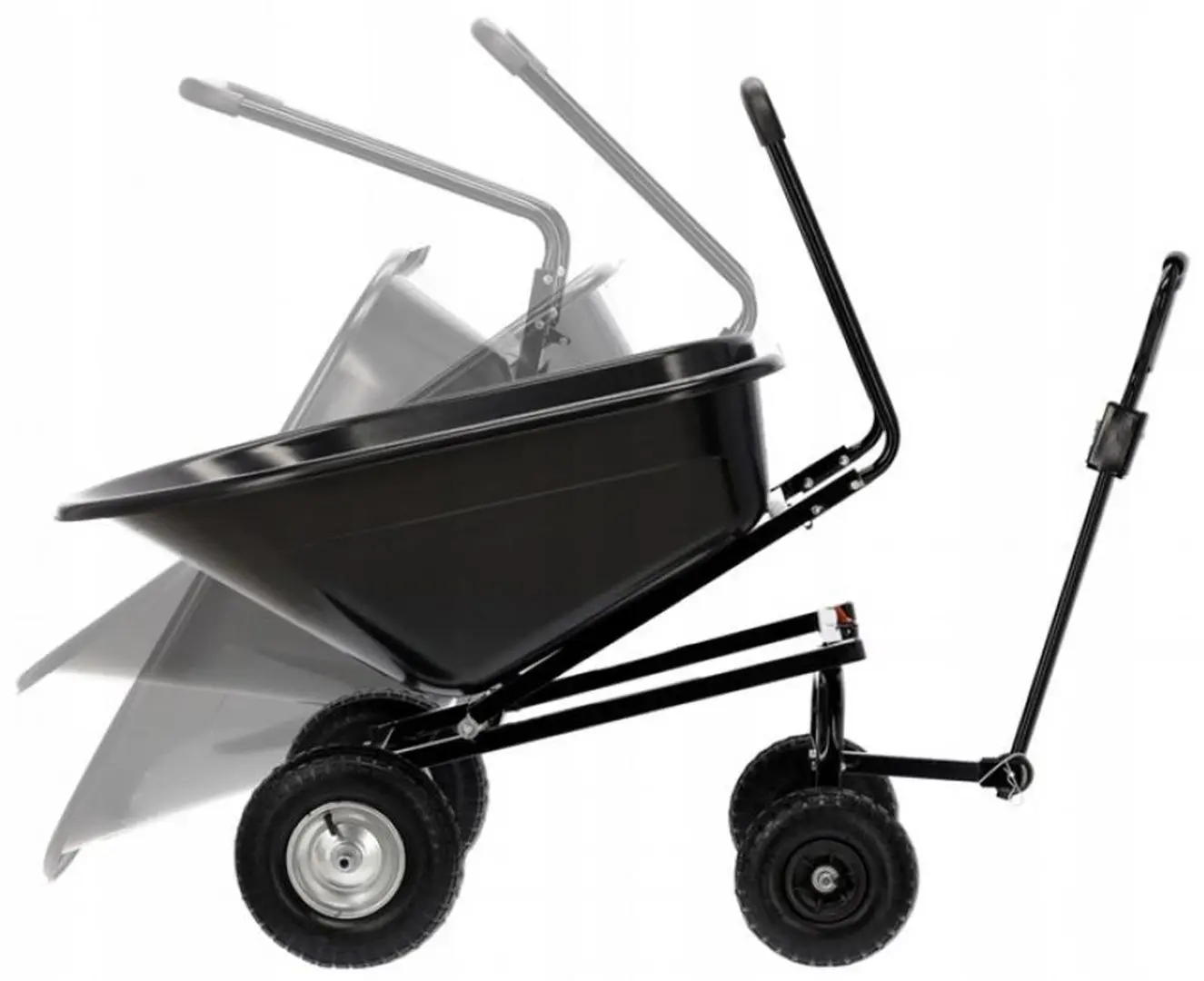 Садовая тележка-самосвал GardenLine REA7385 (Black)