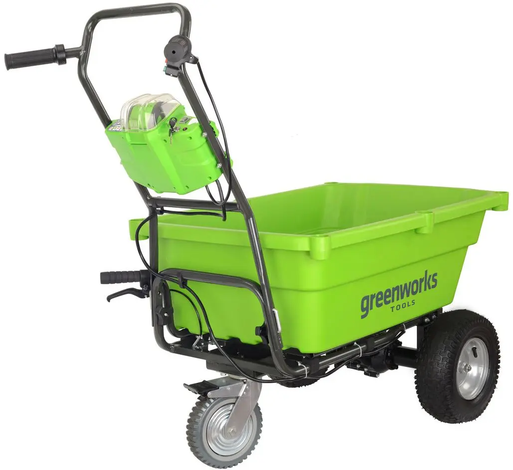 Carucior de gradina Greenworks G40GC (Green)