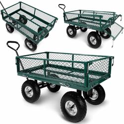 Carucior de gradina Humberg HM-502 550200 100L (Dark Green) Thumb