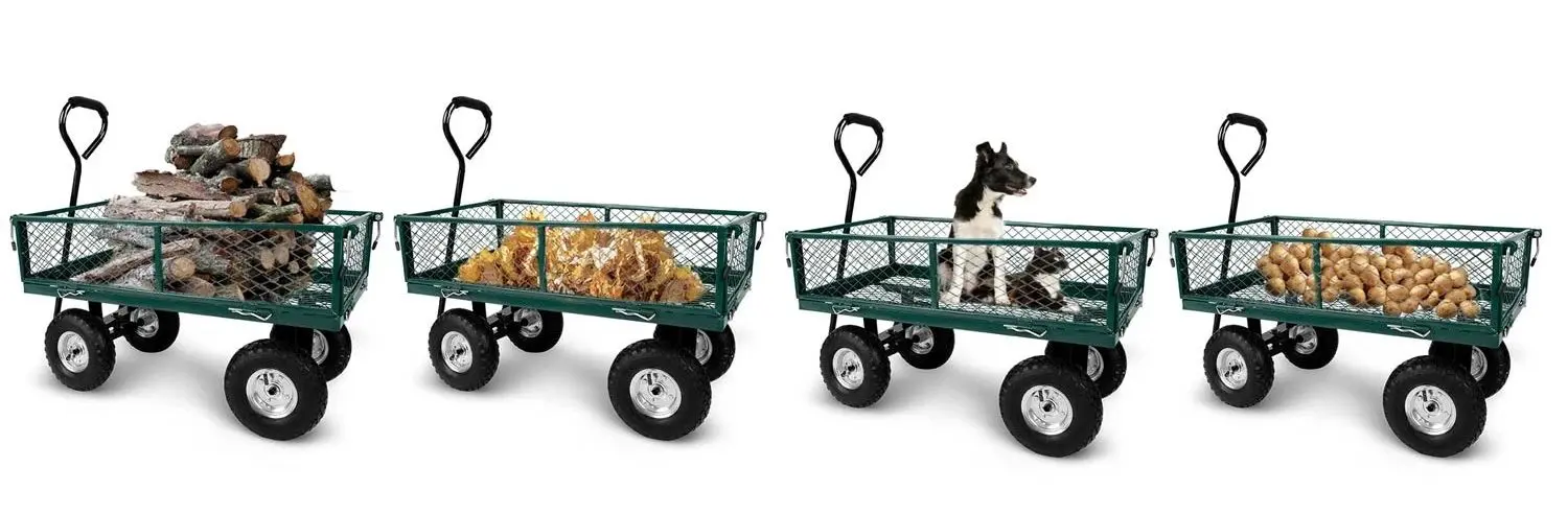 Carucior de gradina Humberg HM-502 550200 100L (Dark Green)