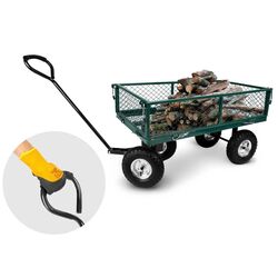 Carucior de gradina Humberg HM-502 550200 100L (Dark Green) Thumb