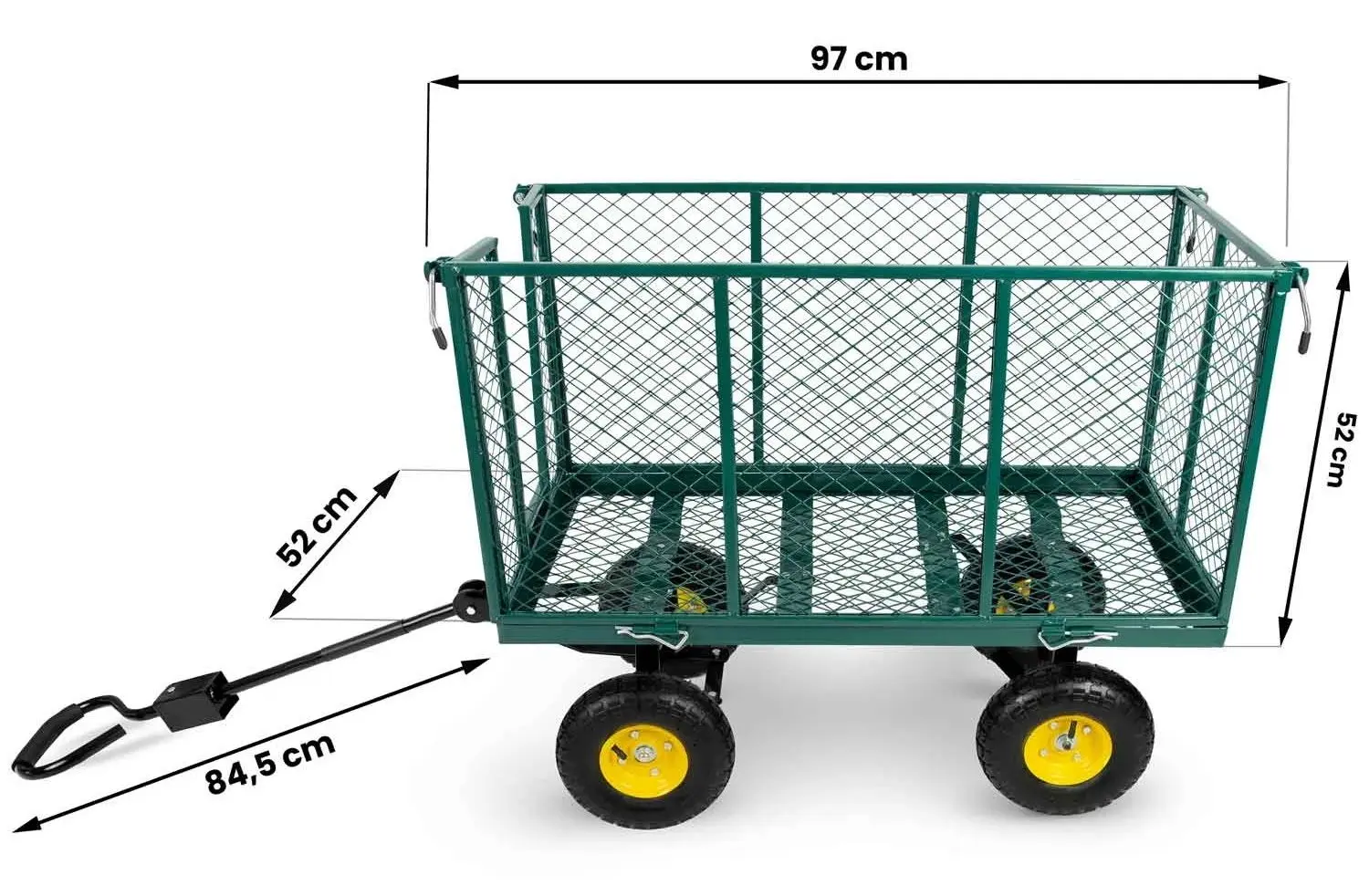 Садовая тележка Humberg HM-503 550300 250L (Green) - 12