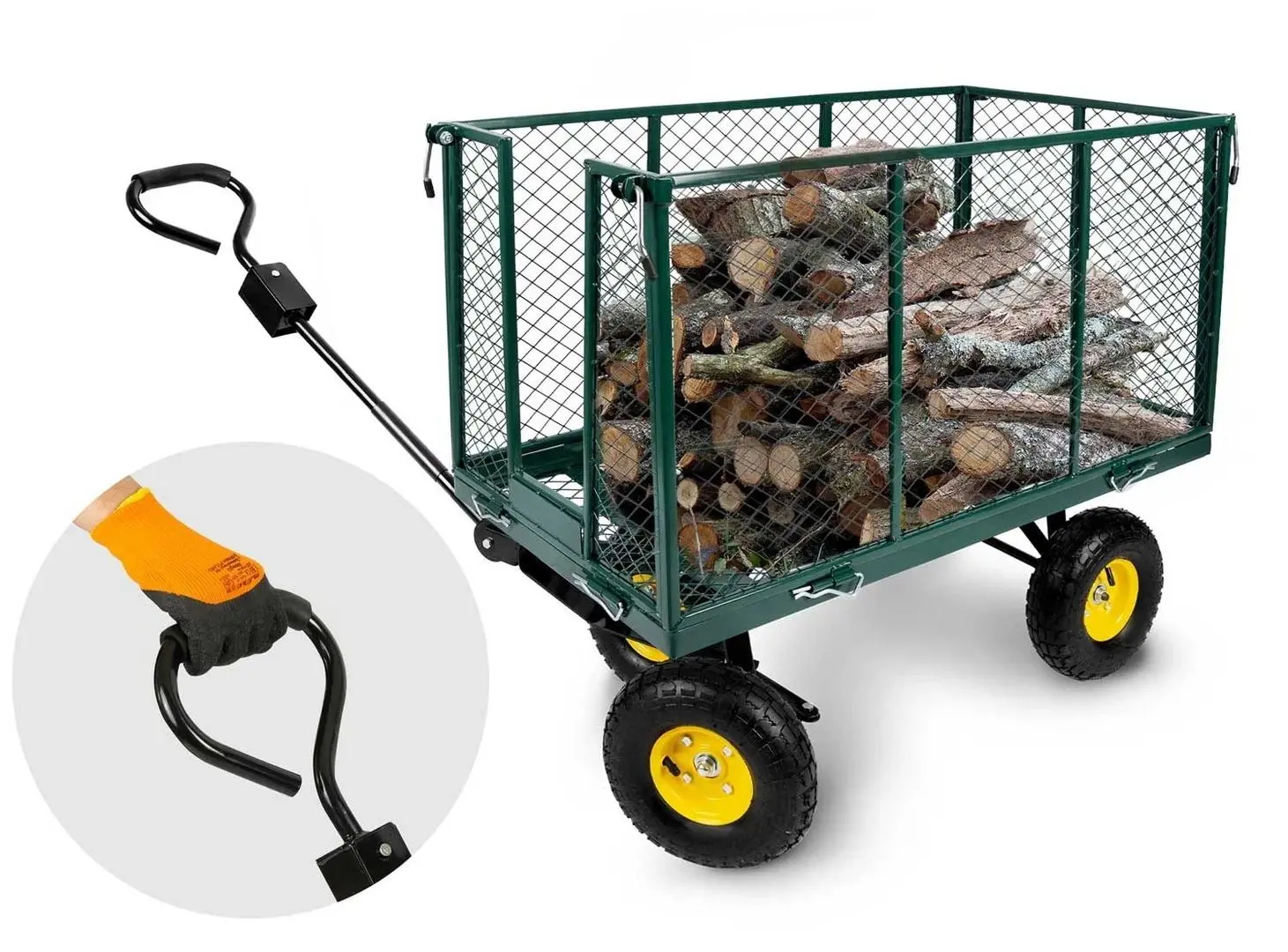 Садовая тележка Humberg HM-503 550300 250L (Green) - 5