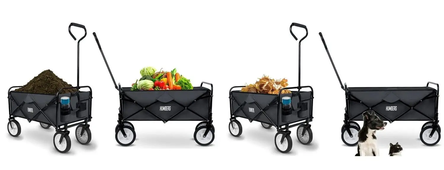 Садовая тележка Humberg HM-504 550400 100L (Gray)