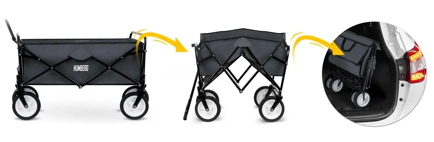 Садовая тележка Humberg HM-504 550400 100L (Gray)