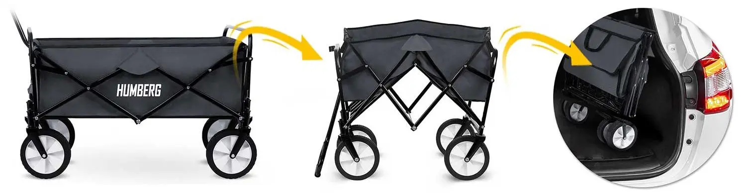 Carucior de gradina Humberg HM-511 (Black)