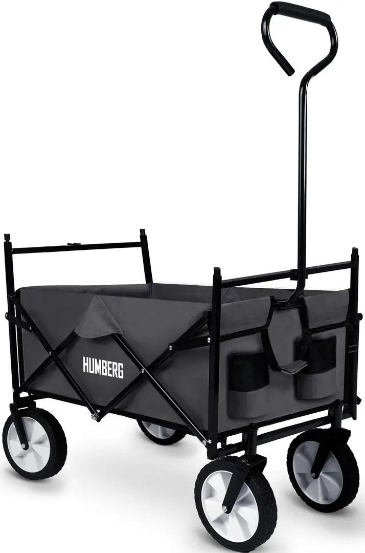 Cărucior de grădină Humberg HM-514 (Grey/Black)