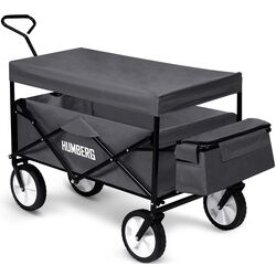 Cărucior de grădină Humberg HM-514 (Grey/Black)