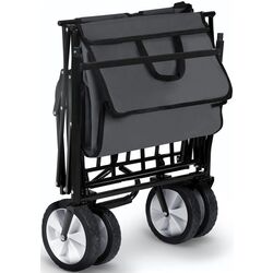 Cărucior de grădină Humberg HM-514 (Grey/Black) Thumb