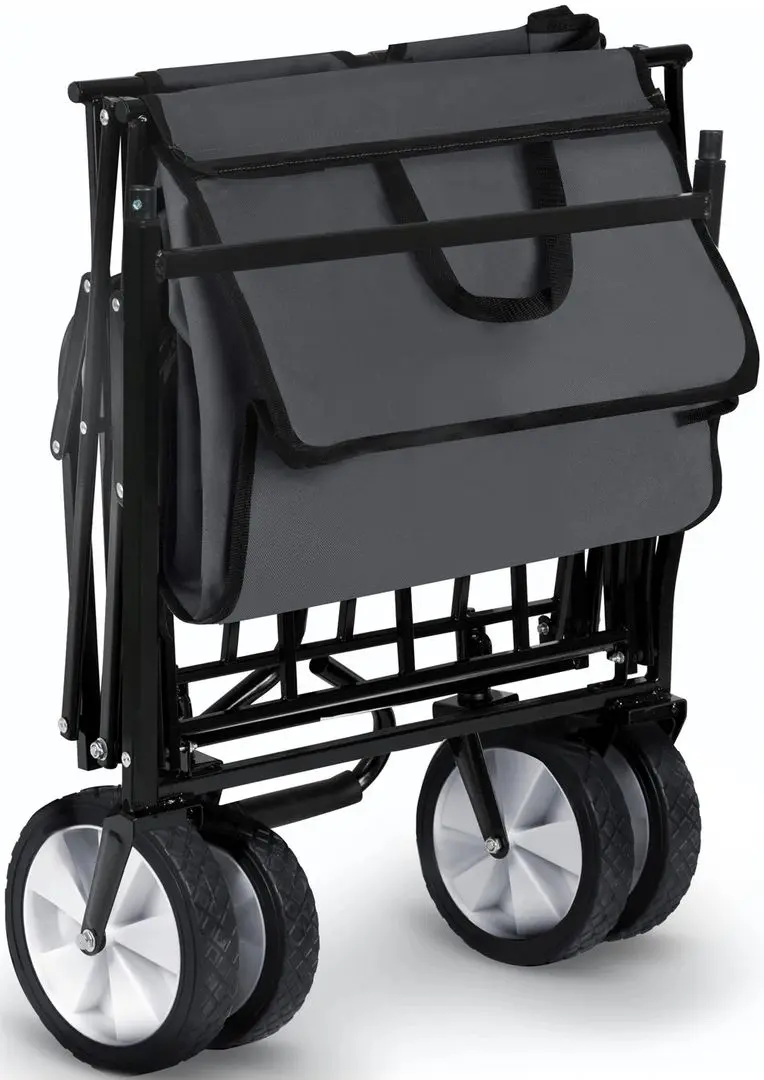 Cărucior de grădină Humberg HM-514 (Grey/Black)