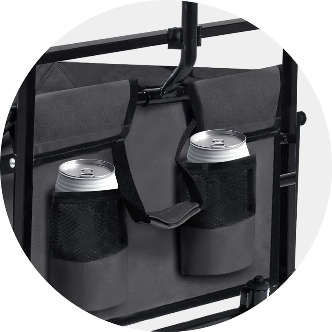 Cărucior de grădină Humberg HM-514 (Grey/Black)