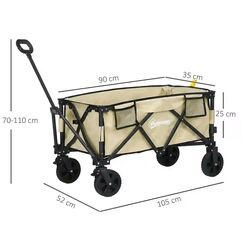 Carucior Outsunny 84H-131V00KK (Kaki) Thumb