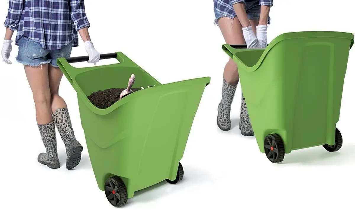 Roaba de gradina Prosperplast Load Go III 95L (Olive)