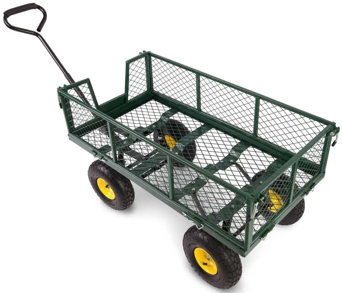 Садовая тележка Strend Pro 841 80L (Dark Green) - 3