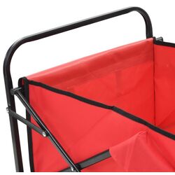 Carucior de gradina VidaXL 143778 (Red) Thumb