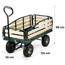 Carucior de gradina Waldbeck Ventura (Green) Thumb