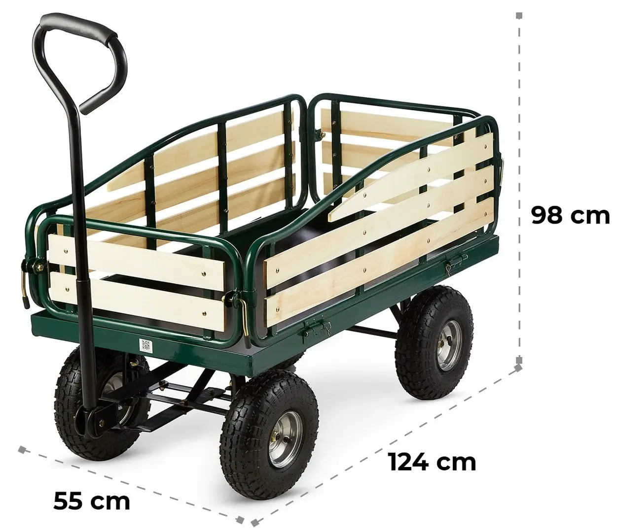 Carucior de gradina Waldbeck Ventura (Green)