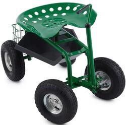 Scaun-carucior de gradina Waldbeck Park Ranger 10030404 (Green)