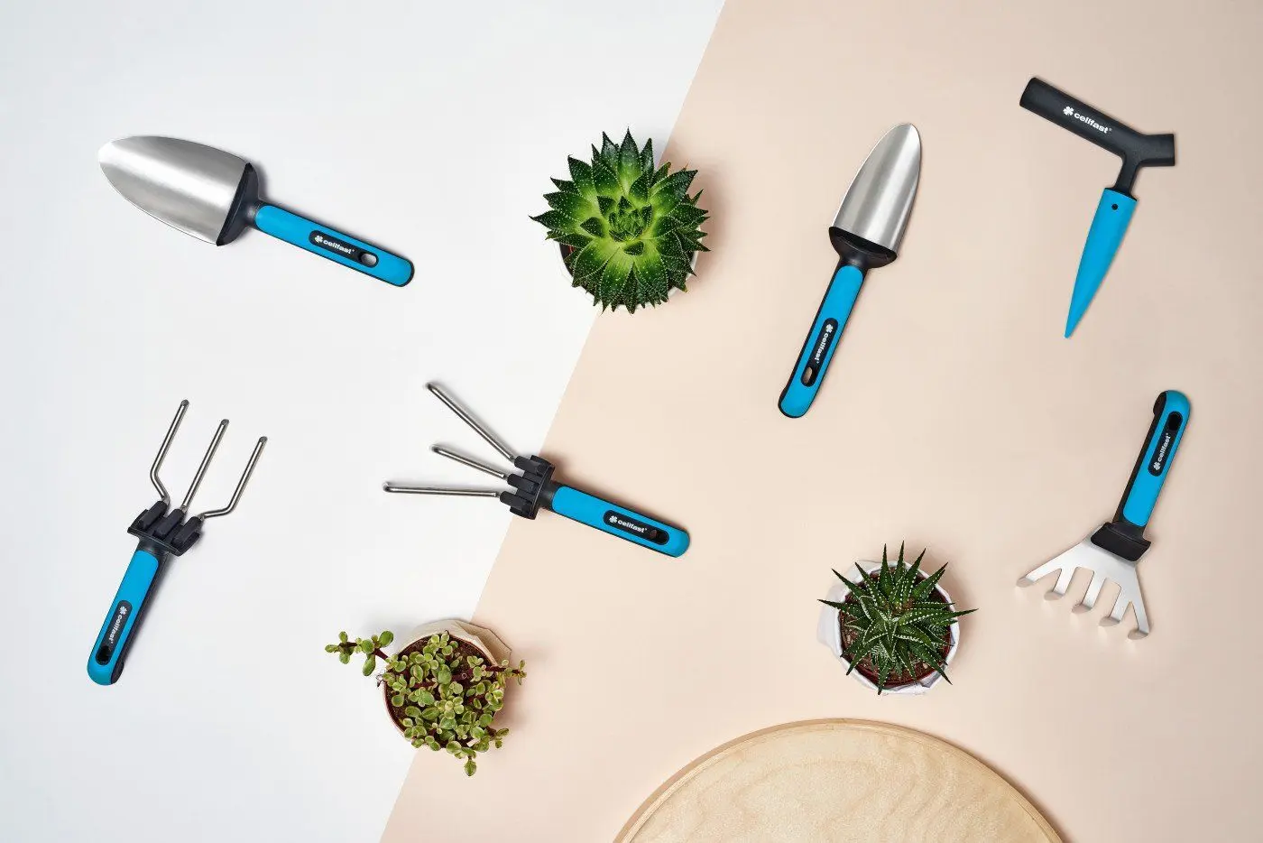 Набор садовых инструментов Cellfast Ergo 42-101 (Blue/Black) - 4