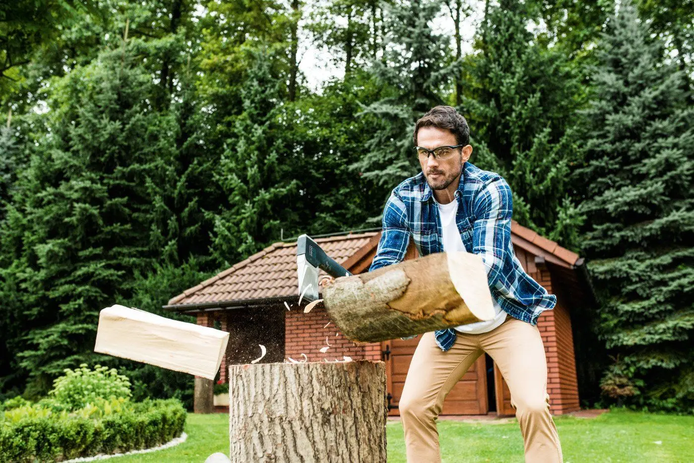 Топор-колун Cellfast Ergo C2500 (Black/Blue) - 3