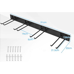 Suport de perete Costway GT4221 (Black) Thumb