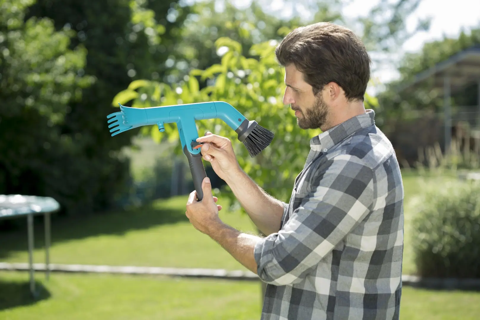 Очиститель для желобов Gardena 3651-20 (Blue)