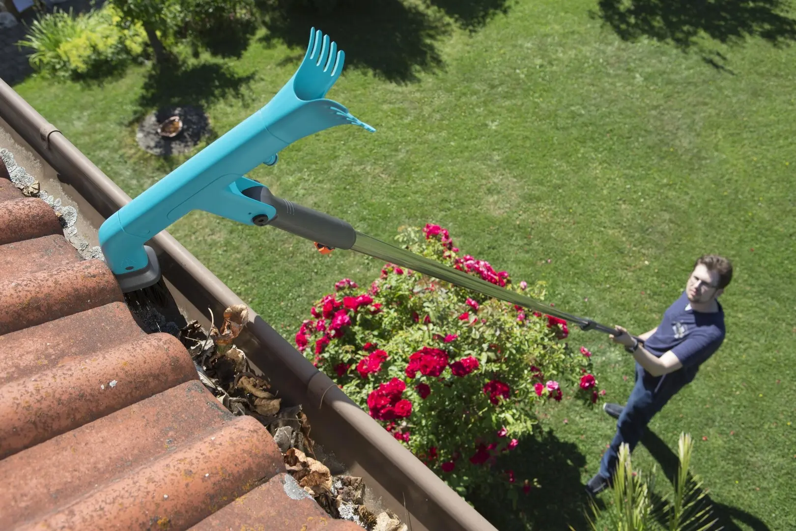 Очиститель для желобов Gardena 3651-20 (Blue)