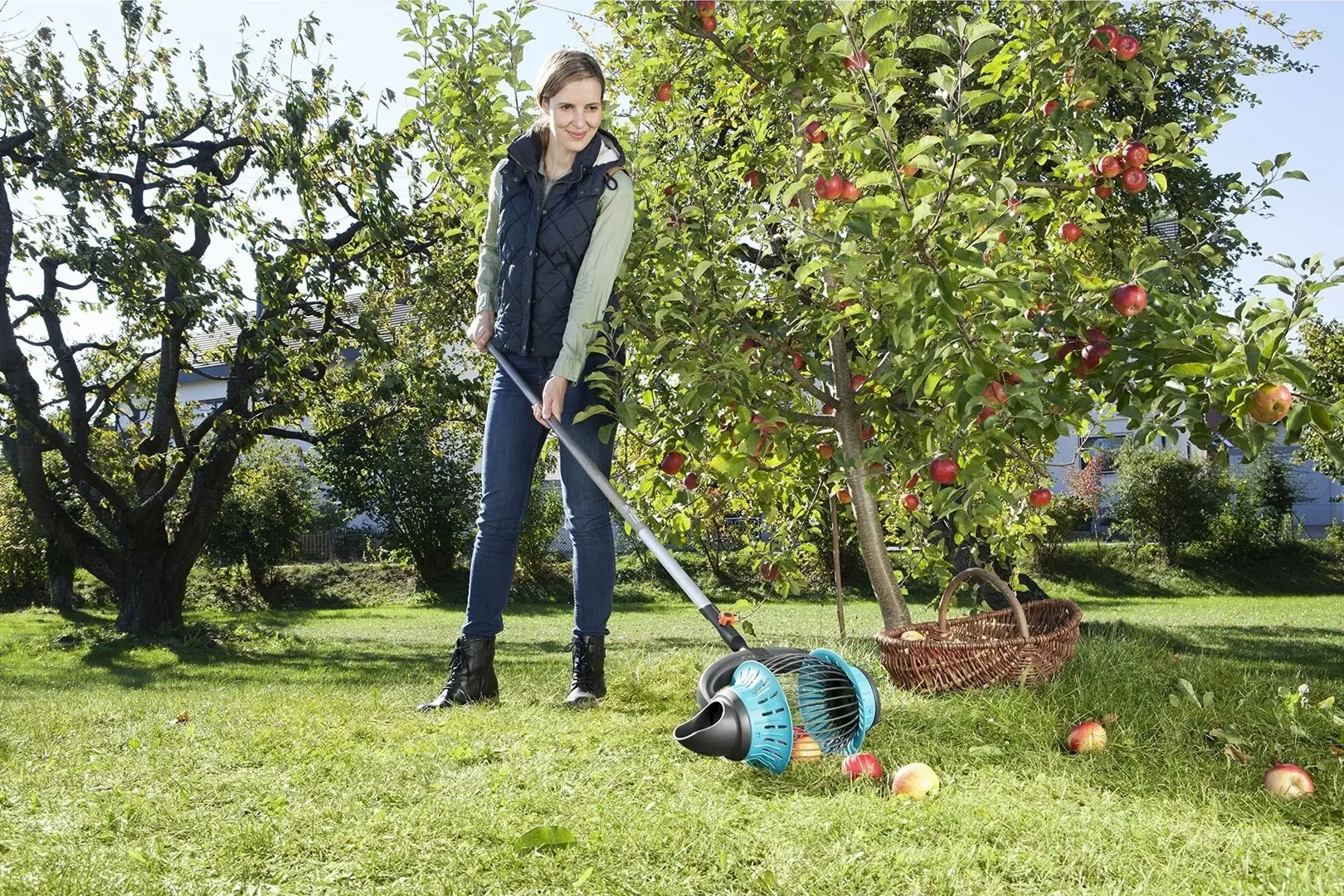 Culegator de fructe Gardena 3108-20 (Black/Blue)