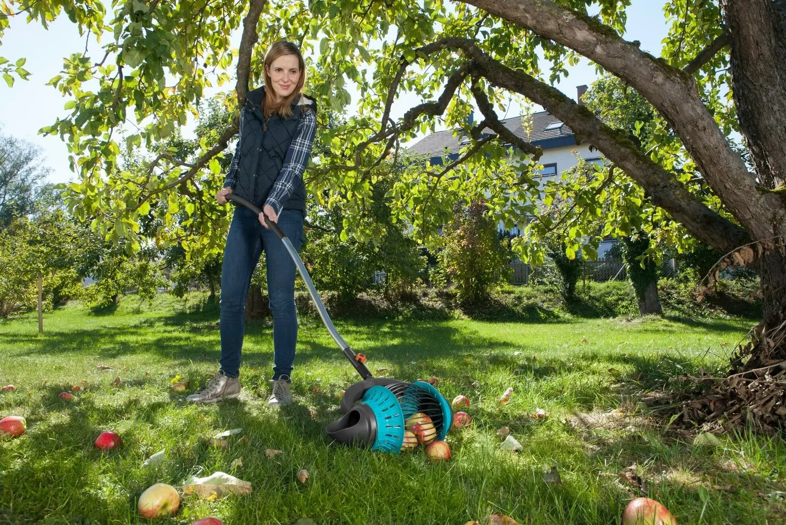 Culegator de fructe Gardena 3108-20 (Black/Blue)