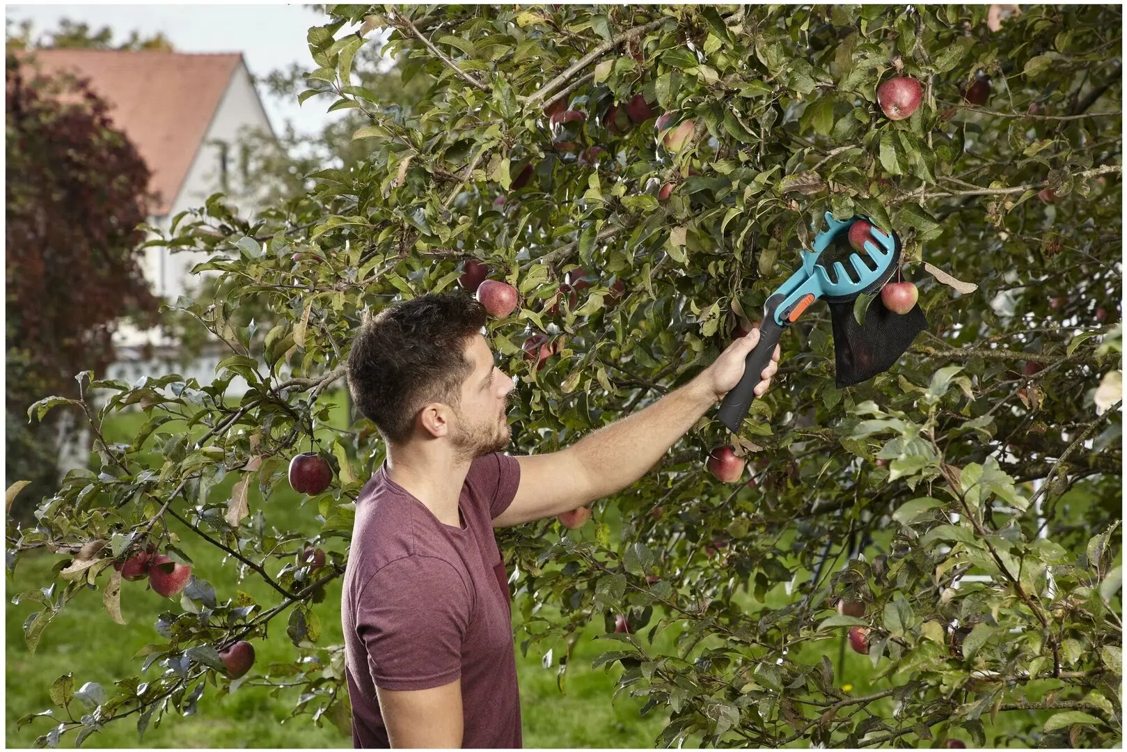 Culegator de fructe Gardena 3115-20 (Black/Blue)