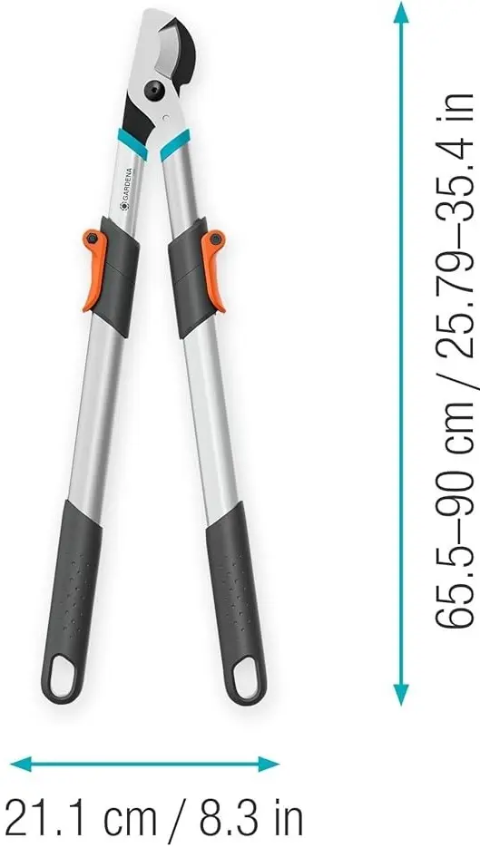 Секатор-сучкорез Gardena TeleCut Basic (Blue/Grey)