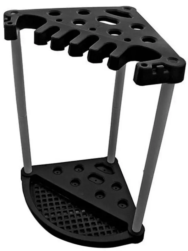 Подставка для инвентаря Keter Corner Tool Rack (Black/White)
