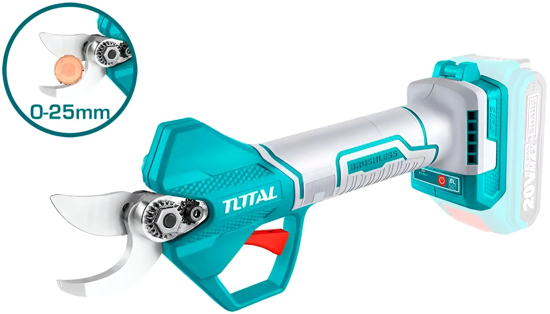 Foarfeca de gradina cu acumulator Total Tools TSSLI20258