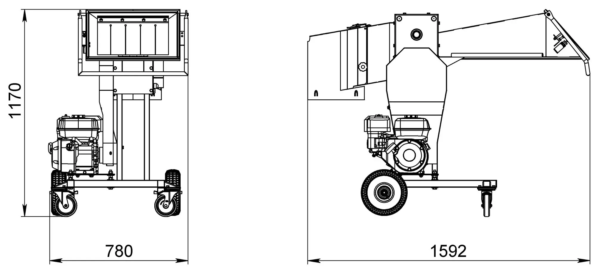 Tocator de crengi Arpal AM-80BD